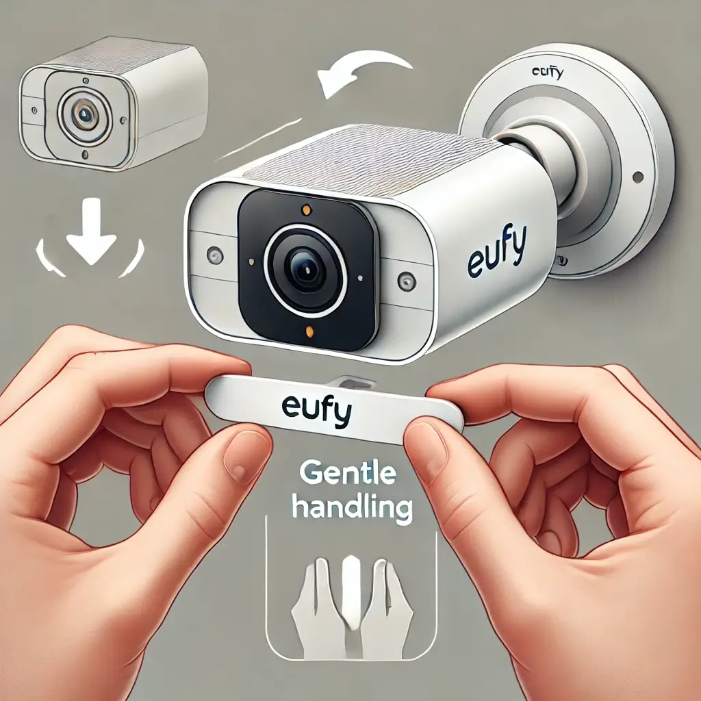 Gently Remove the Eufy Camera