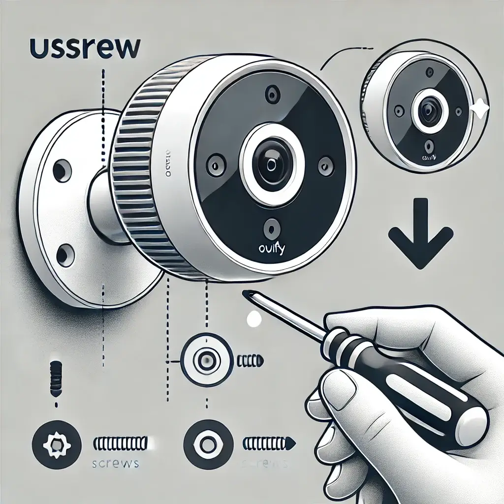 Unscrew The Eufy Camera