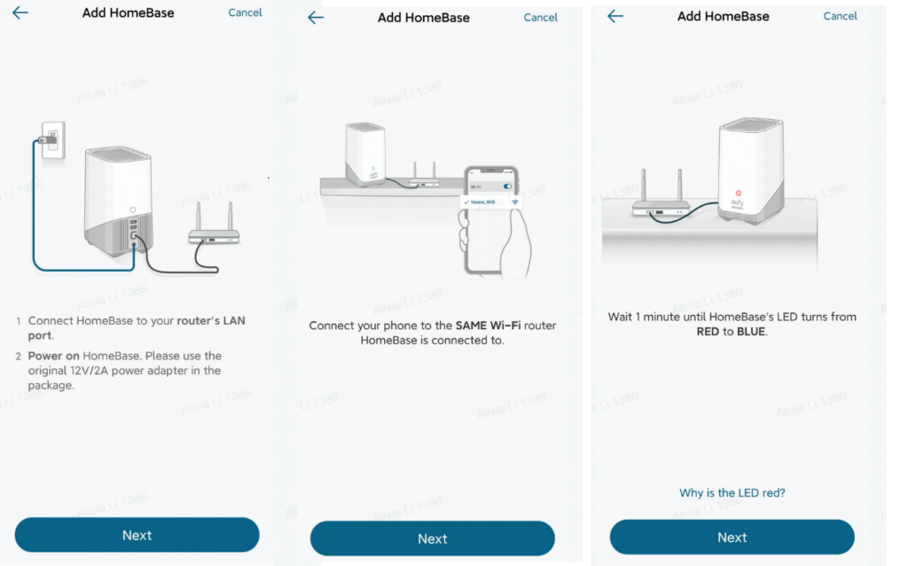 How to Sync Eufy Camera to Homebase