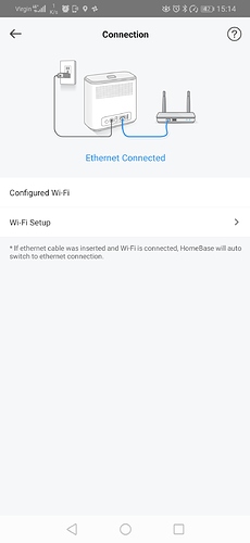 Eufy Homebase to Wifi