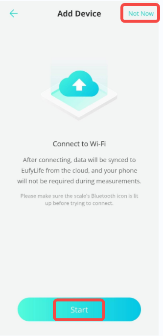 Eufy Scale Not Connecting