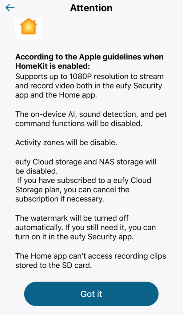 Will Eufy Support Homekit