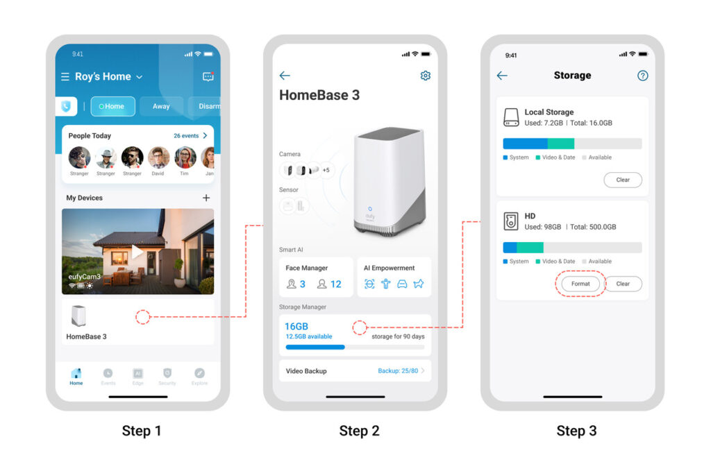 How to Format Eufy Homebase 3