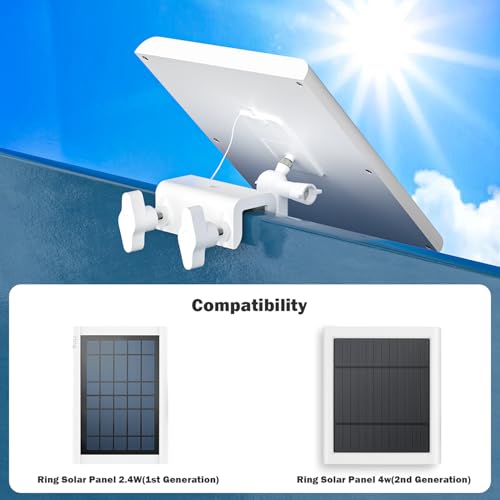 Gutter Mount Compatible for Ring Solar Panel