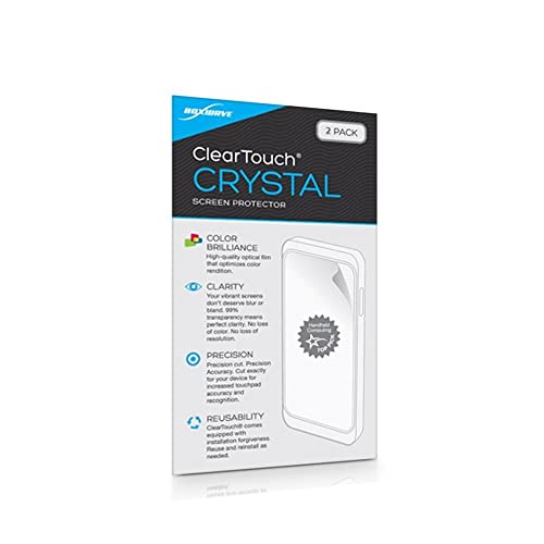 BoxWave Screen Protector Compatible with Eufy Baby Monitor E20 with 2K Camera - ClearTouch Crystal (2-Pack), HD Film Skin - Shields from Scratches