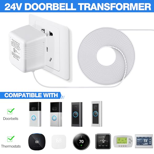 Dreyoo 24V Doorbell Transformer Adapter