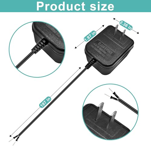 jiooyy 24 Volt Doorbell Power Adapter