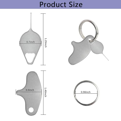 Doorbell Key Tool, Doorbell Opening Pin Tool, Release Removal Pin Security Key Replacement Tool Compatible with Blink, Arlo, Google Nest, TP-Link Tapo and Eufy Video Doorbell