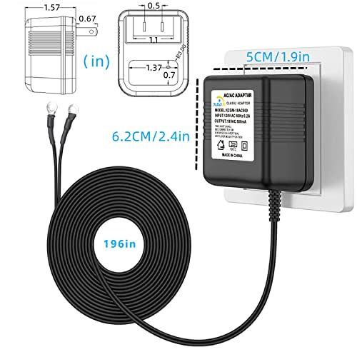 Black Video doorbell Special Power Transformer