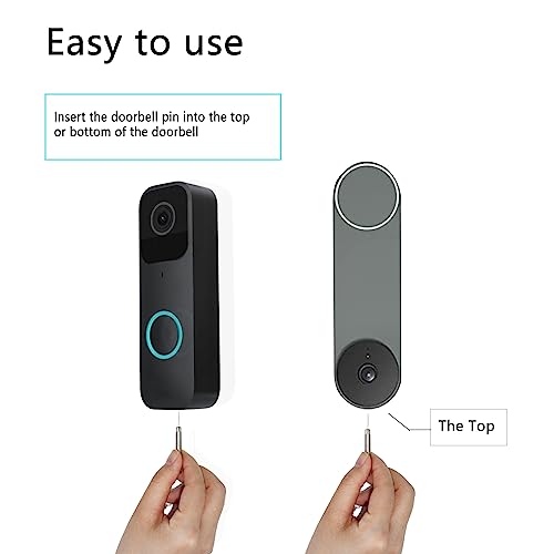 5 Pack Doorbell Key Replacement Compatible with Blink Doorbell(New Model) /Blink 1st Gen/Google Nest/Arlo/Eufy Door Bell, Video Doorbell Key Tool