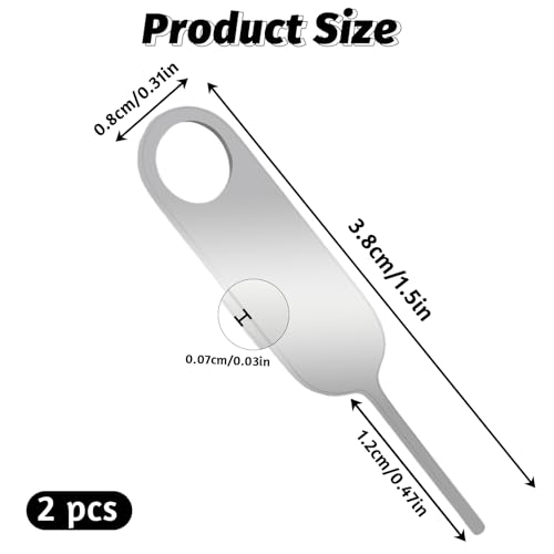 YQQYG 2PCS Doorbell Key Tool, Ring Doorbell Tool, Doorbell Opening Pin Tool, Remove Doorbell Mount and Battery Replacement Pin Security Key Compatible with Arlo, Nest, Google Nest and Eufy