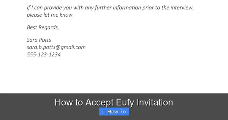 How to Accept Eufy Invitation