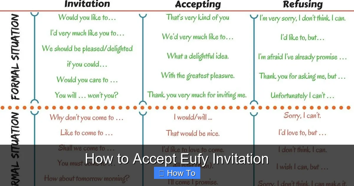 How to Accept Eufy Invitation