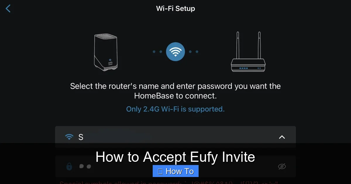 How to Accept Eufy Invite