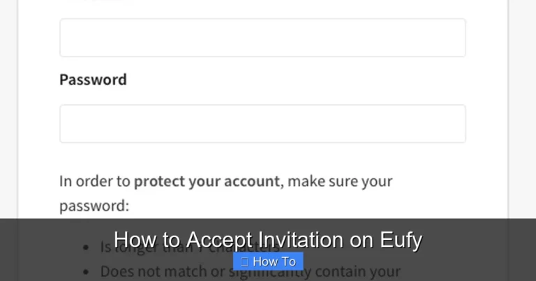 How to Accept Invitation on Eufy