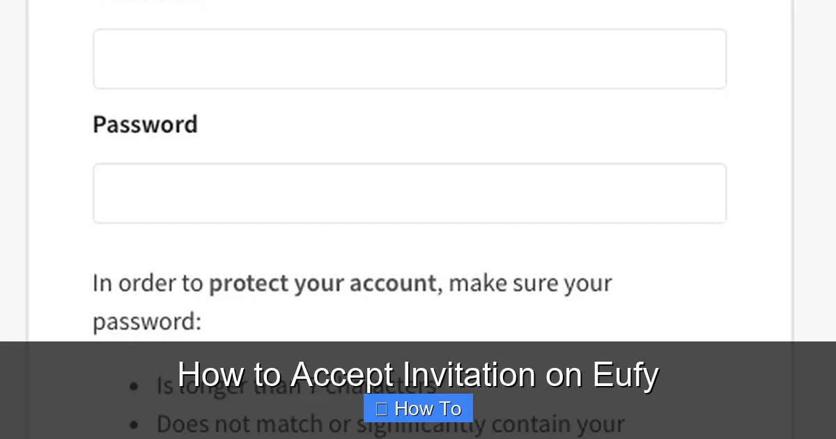How to Accept Invitation on Eufy