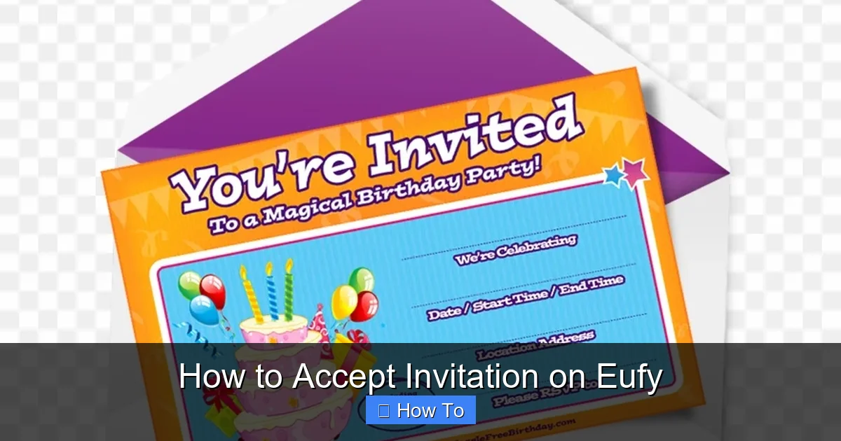 How to Accept Invitation on Eufy