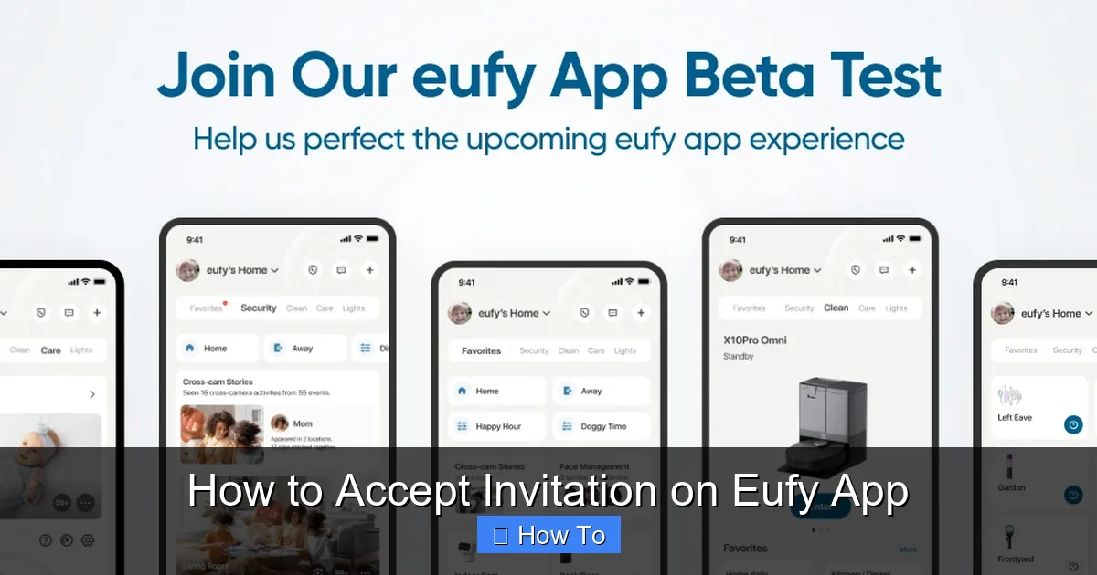 How to Accept Invitation on Eufy App