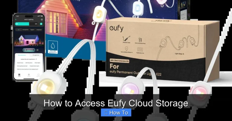 How to Access Eufy Cloud Storage