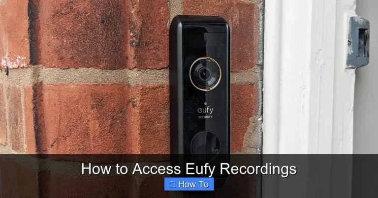How to Access Eufy Recordings