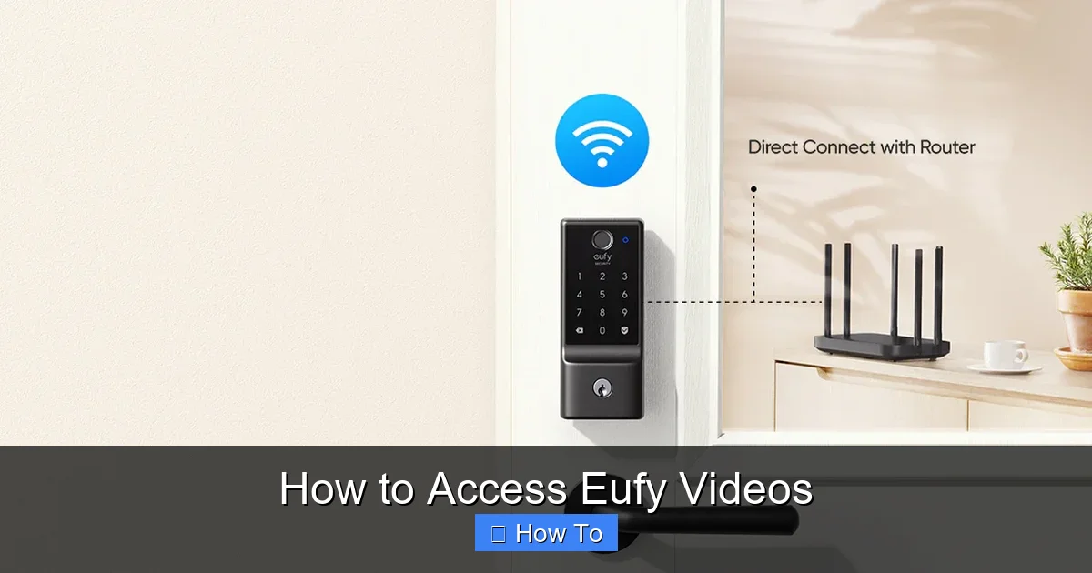 How to Access Eufy Videos