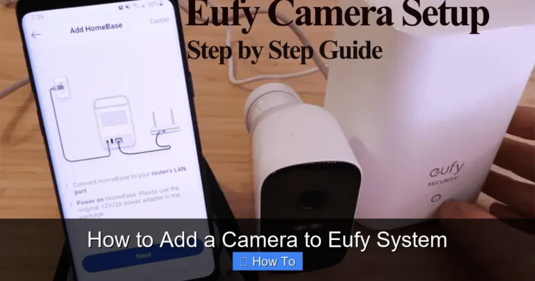 How to Add a Camera to Eufy System