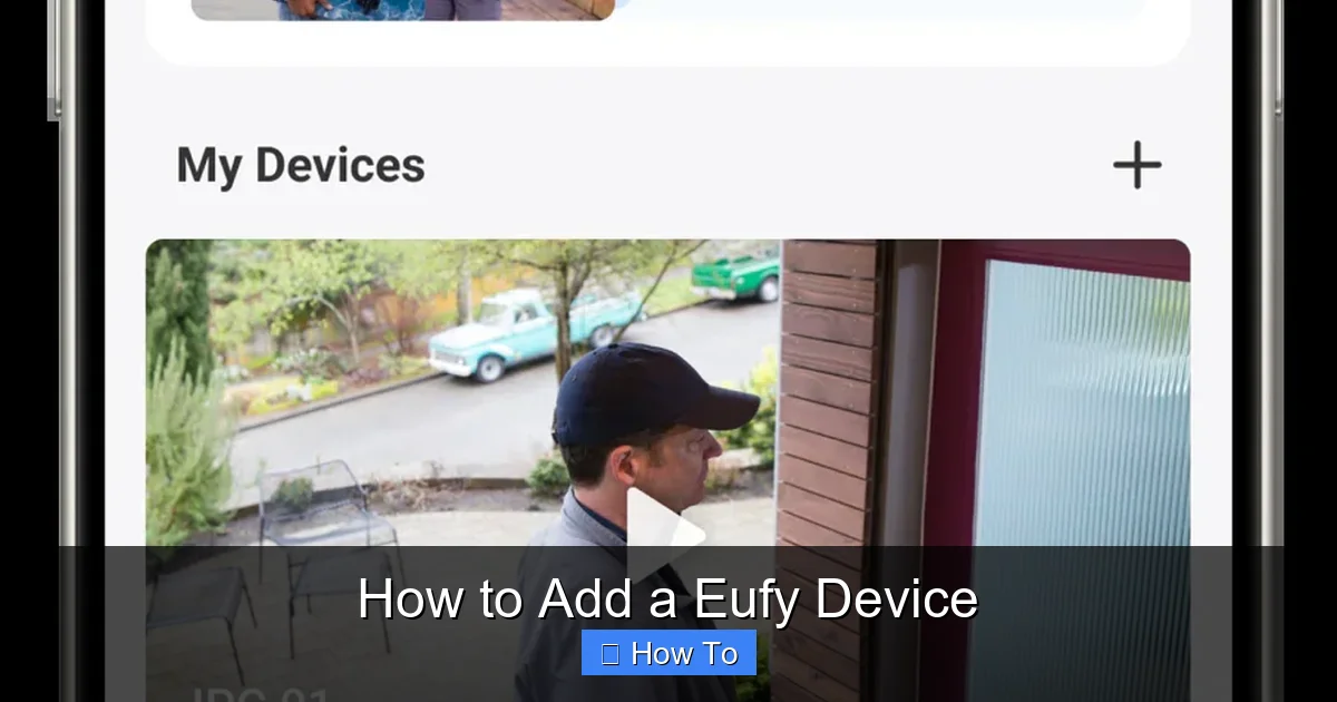 How to Add a Eufy Device