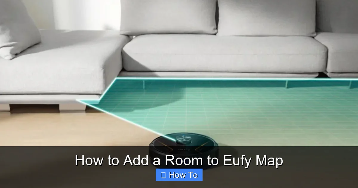 How to Add a Room to Eufy Map