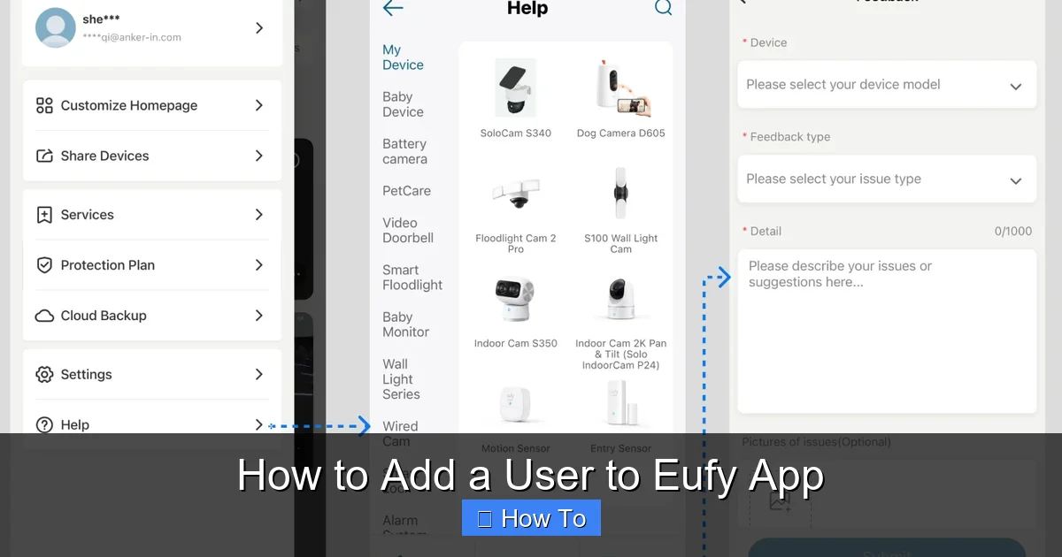 How to Add a User to Eufy App