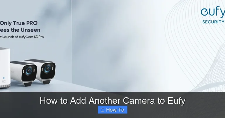 How to Add Another Camera to Eufy
