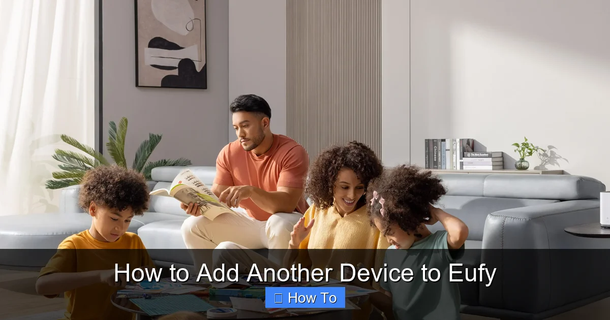How to Add Another Device to Eufy