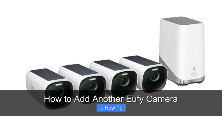 How to Add Another Eufy Camera