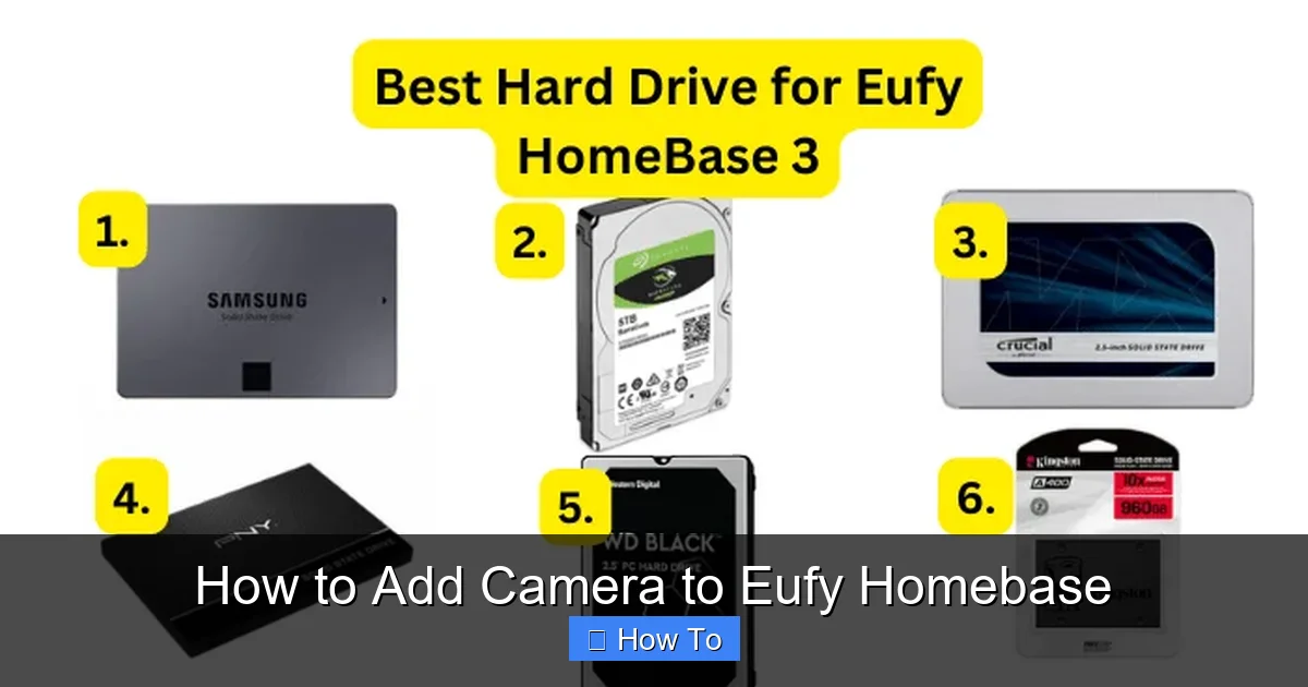 How to Add Camera to Eufy Homebase