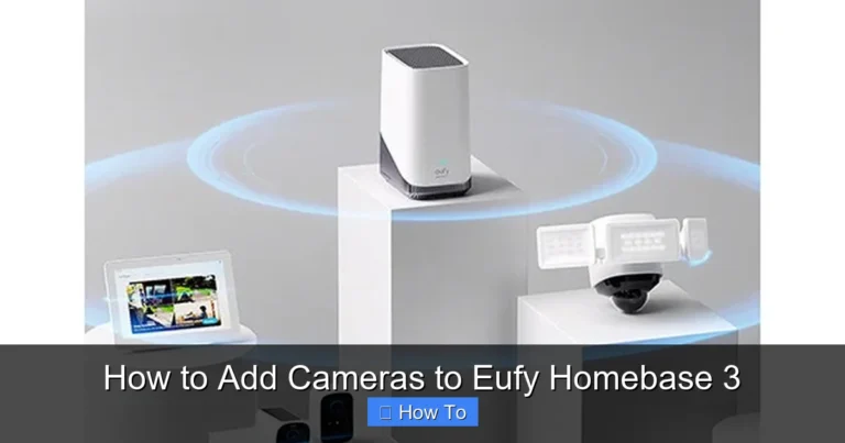 How to Add Cameras to Eufy Homebase 3