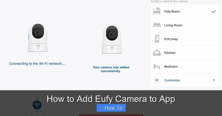 How to Add Eufy Camera to App