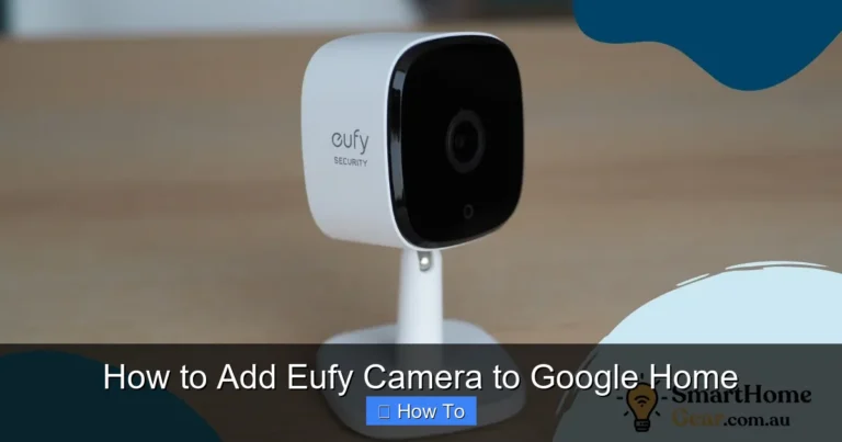 How to Add Eufy Camera to Google Home