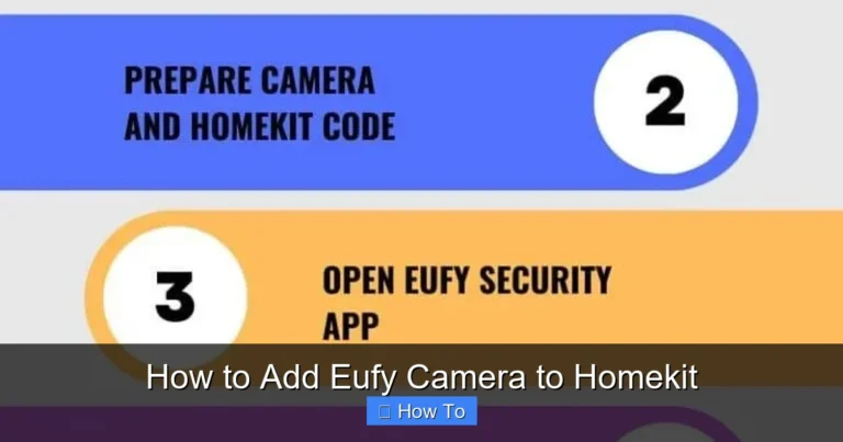 How to Add Eufy Camera to Homekit