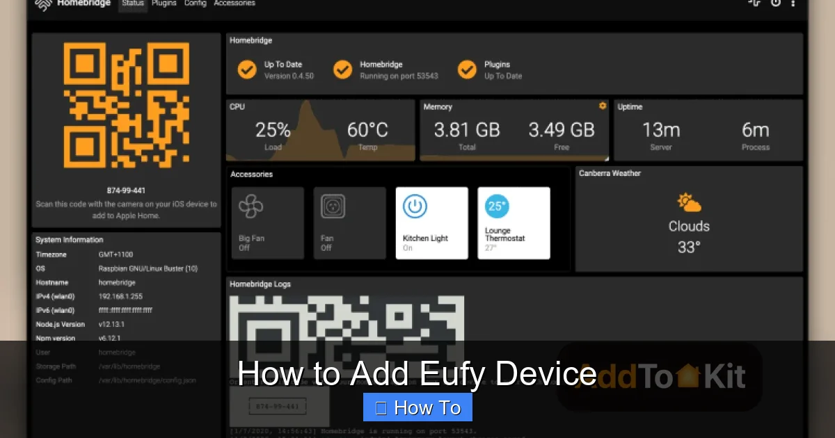 How to Add Eufy Device