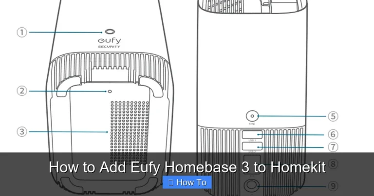 How to Add Eufy Homebase 3 to Homekit