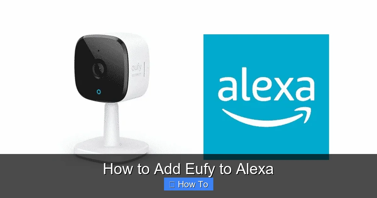 How to Add Eufy to Alexa