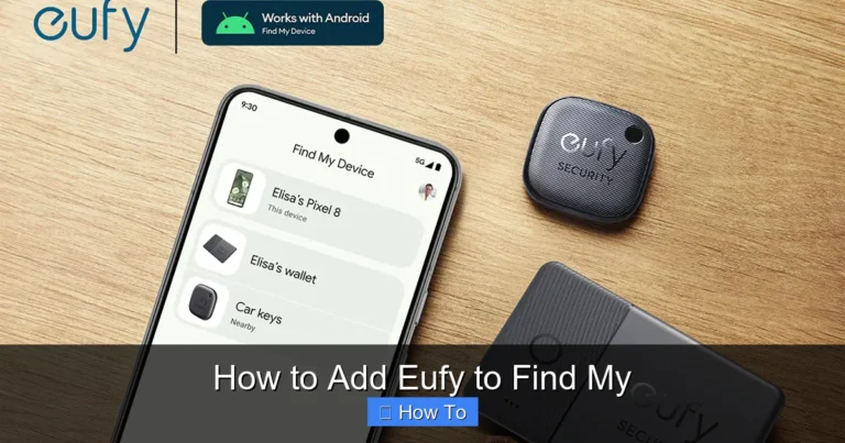 How to Add Eufy to Find My