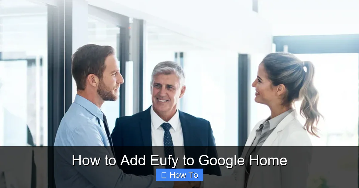 How to Add Eufy to Google Home