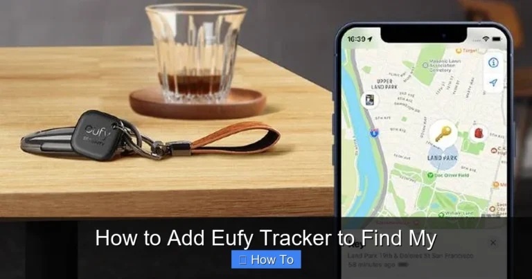 How to Add Eufy Tracker to Find My