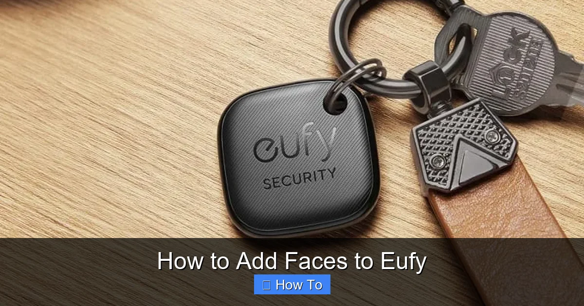 How to Add Faces to Eufy