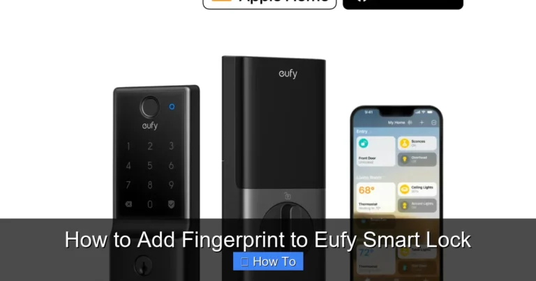 How to Add Fingerprint to Eufy Smart Lock