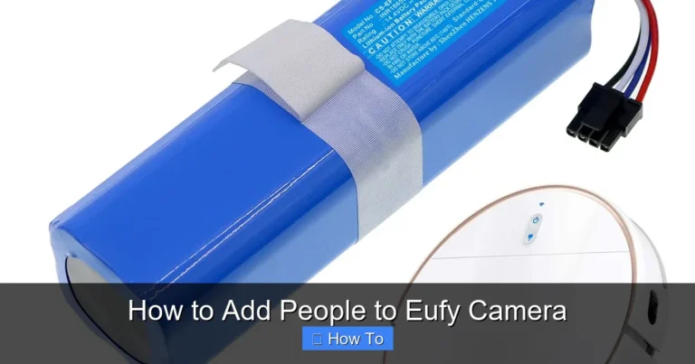 How to Add People to Eufy Camera