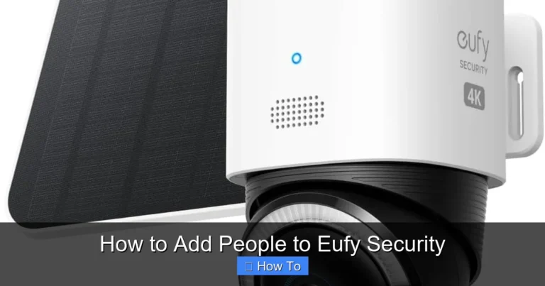 How to Add People to Eufy Security