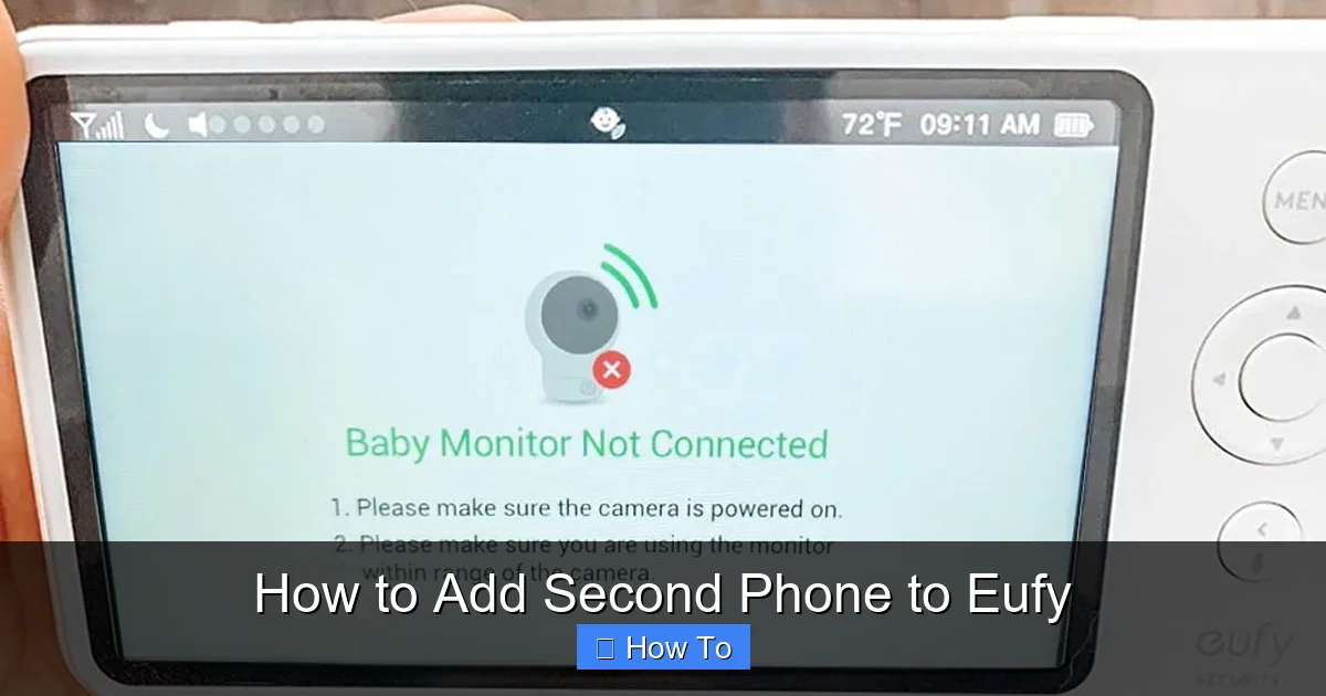 How to Add Second Phone to Eufy