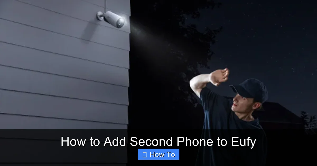 How to Add Second Phone to Eufy