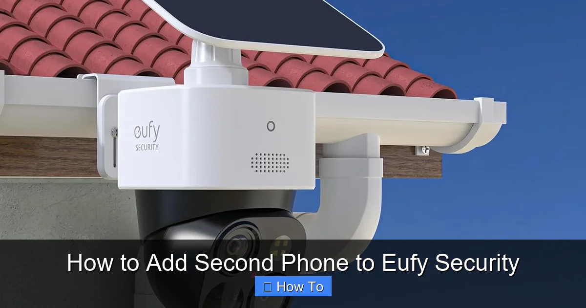 How to Add Second Phone to Eufy Security
